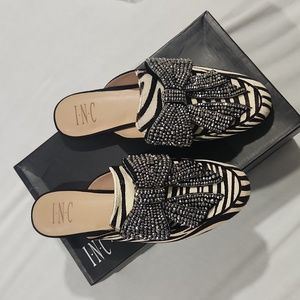 ZEBRA MULE SHOES